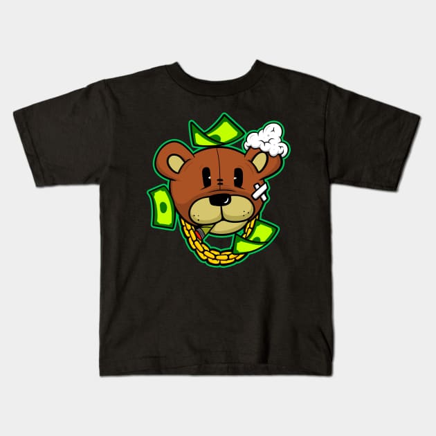 gold chain Kids T-Shirt by Behold Design Supply